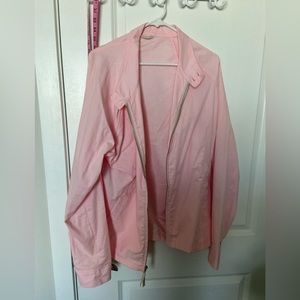 Todd Snyder cotton windbreaker size xl in light pink